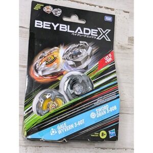 Beyblade X - Dual Pack Set - Gale Wyvern 3-60T & Sword Dran 3-80B - NEW